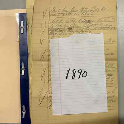 Board of Trustees Meeting Minutes, 1890