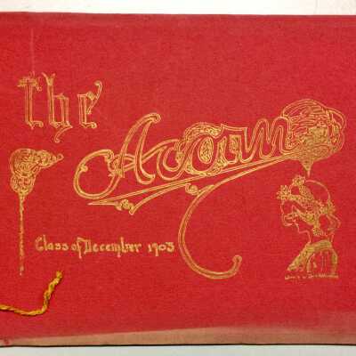 Class of 1903 edition of Alameda High School 'The Acorn'