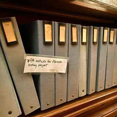 WPA History Writer’s Project Binders, 1940s