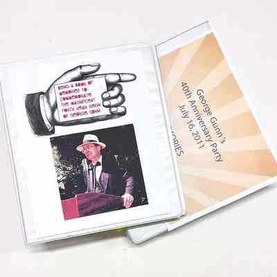 Binders commemorating 40 year anniversary curator G. Gunn, 2011, -2021