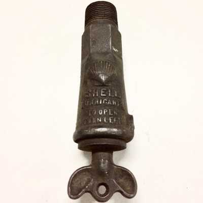 Shell Lubricants Valve or Spigot from 2324 Alameda Ave, c. 1920s or 1930s