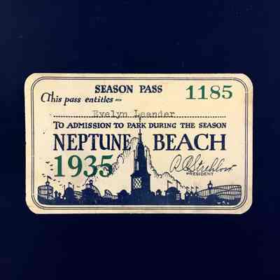Neptune Beach Season Pass, 1935