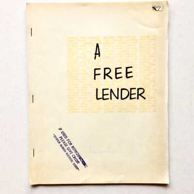 'A Free Lender', 83rd Annual Report Alameda Free Library, 1962-1963