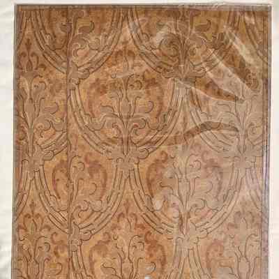Sample Victorian Wallpaper from 1805 Buena Vista, late 1870s