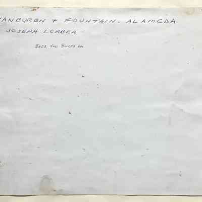 Verso of A