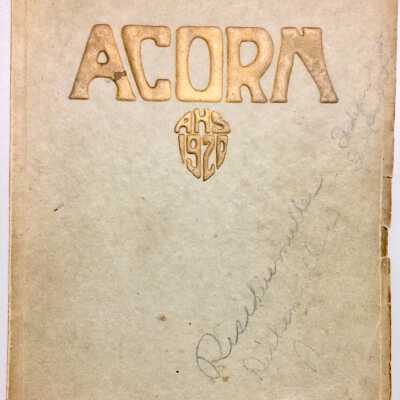 Alameda High School 'Acorn' Yearbook, 1920
