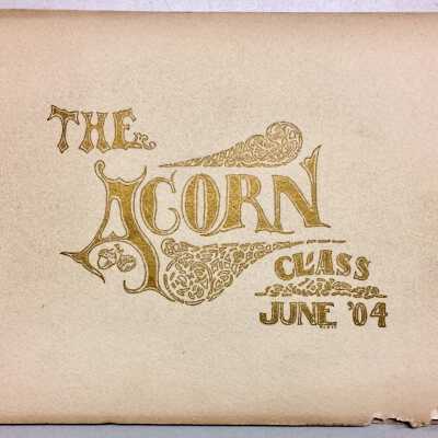 Class of June 1904 edition of Alameda High School 'The Acorn'