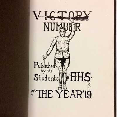 Alameda High School 'The Acorn' Yearbook of Ada Burrell, 1919