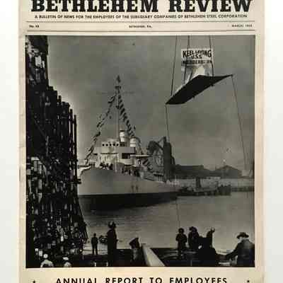 'Bethlehem Review' company bulletin, Bethlehem Steel Corp, 1943