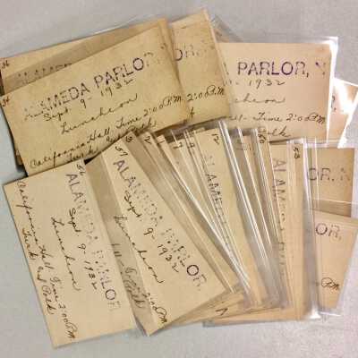 Passes for a Luncheon in San Francisco, NSGW, Parlor No. 47, 1932