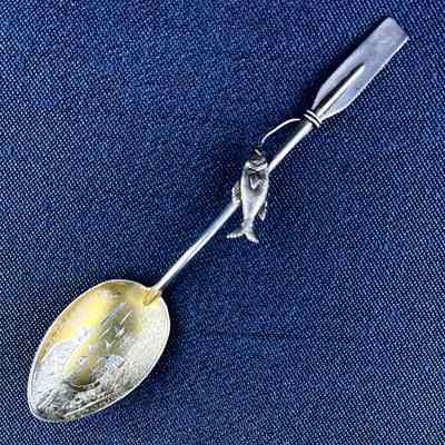 Catalina souvenir demitasse spoon, c. 1900