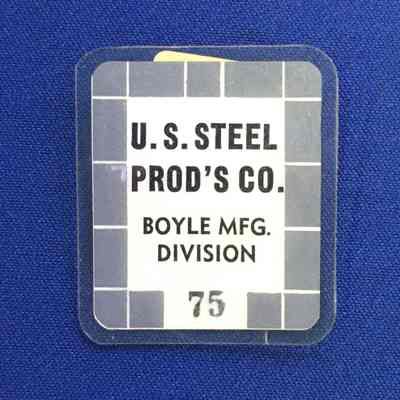 Employee Badge of the Boyle Manufacturing Company