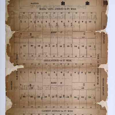 Real Estate Flyer with map about property on Buena Vista, Eagle, Clement