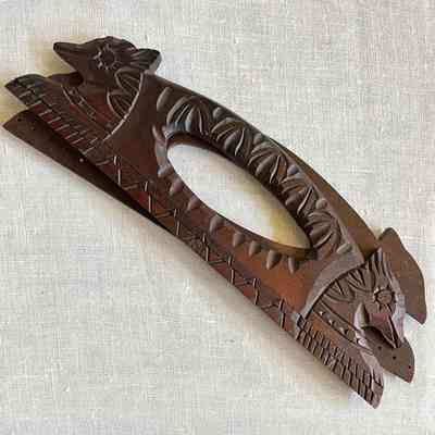 Grip or handle bought in Guatemala by the Meyers sisters, prior 1997