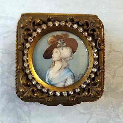 Imitation 18th century 'Folex' Jewelry Box of Adelle Clark, c. 1890s