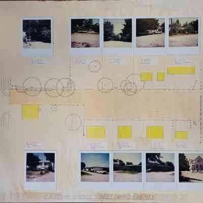 Drawing and photos 'Existing Spruce Street Improvements', c. 1960