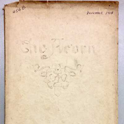 December 1908 edition of Alameda High School 'The Acorn'