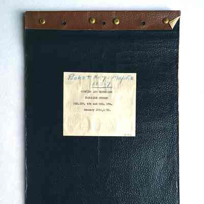 Typed report 'Opening and Extending Caroline Street', 1892