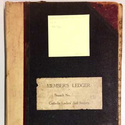 Member data of the Catholic Ladies' Aid Society Branch No. 3, 1913-1922