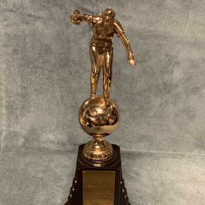 Bowling Trophy won by the Young Ladies Institute #51, Isle City Institute, 1950-1951