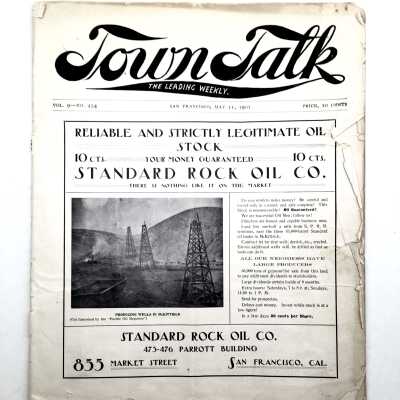 'Town Talk' booklet with article about 'The Marsh King', 1901