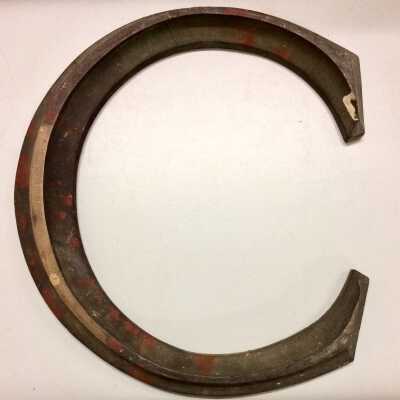 Cast Metal 'C' from the Porter School Facade, prior 1990s