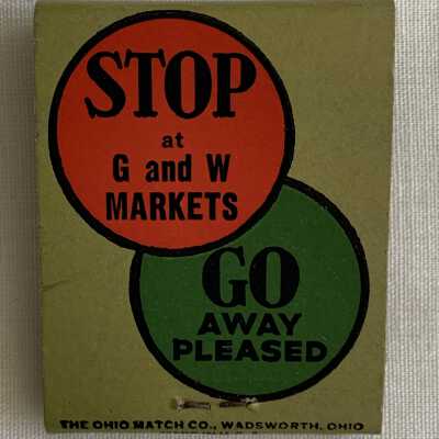 Book matches from GW Markets, before 1998