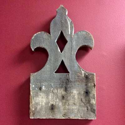 Gothic style bargeboard trim from gable at 2307 Clement, 19th century