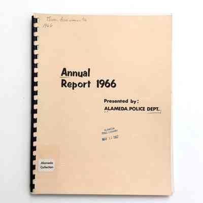 Annual Police Report 1966
