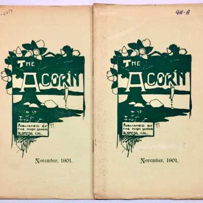 November 1901 edition of Alameda High School 'The Acorn'