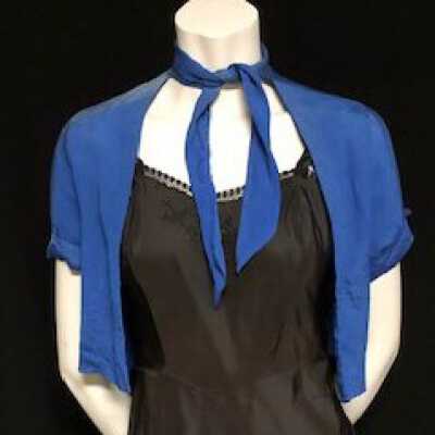 Bolero-jacket matching a dress, c. 1930s-1940s