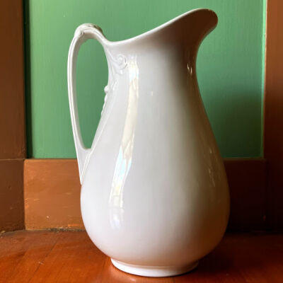 Royal Ironstone China Chamber pitcher, c. 1900s