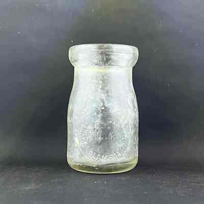 Golden Eagle Swiss Dairy quart bottle, early 1900s