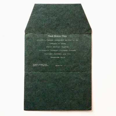 Invitation from "The Solid 10" for first Social Dance, 1901