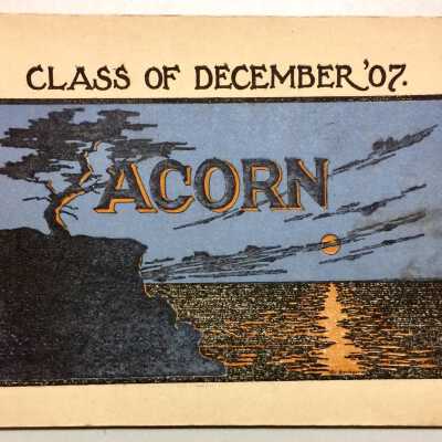Special Graduation Edition Alameda High School Acorn, Class of Dec. 1907