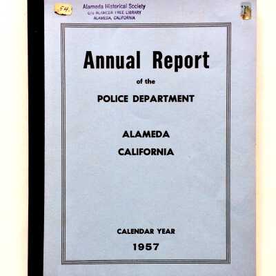 Annual Report of the Police Department, 1957