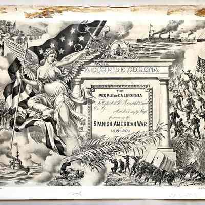Spanish-American War Certificate of Edward R. McDonell, 1898