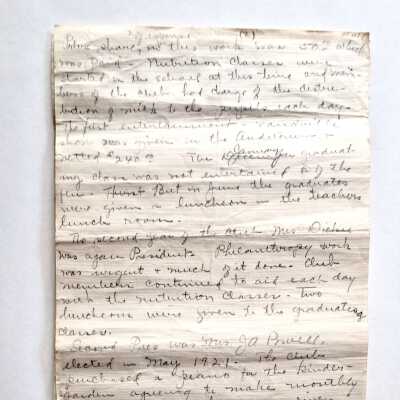 History of Mothers' Club and Porter School, prior 2002