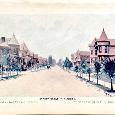 Leonard Advertising booklet, with picture of Clinton Ave, 1890s