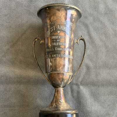 Trophy best University of California Press Convention, 1933, Alameda High