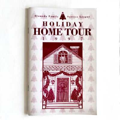Program for Alameda Family Services League Holiday Home tour, 1997