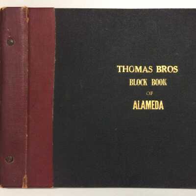 Thomas Bros. Block Book of Alameda, c. 1930s-1940s