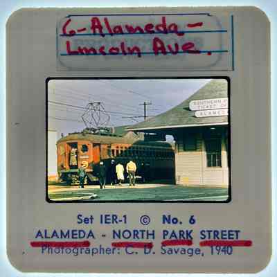 Slide of Southern Pacific Office / North Park Street Station