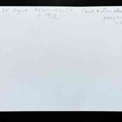 verso of Southern Pacific Office photo