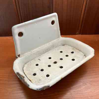 Laundry room soap dish from the Cox family home, c. 1920s