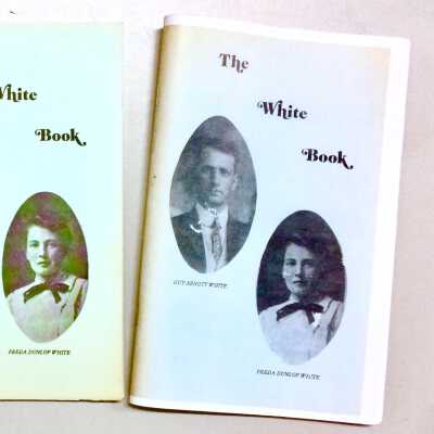 White family history booklet 'The White Book', by Freda Dunlop White, c. 1960s