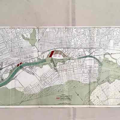 Folding map of 'Port of Oakland, CA', 1925