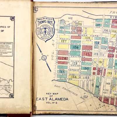 21.42.1B Book boundary map and Key map Vol. A-2: East Alameda 