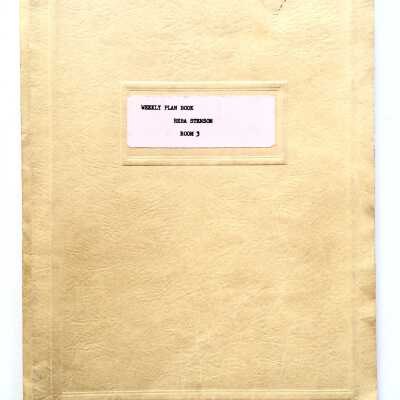 Lesson Plan Book of Reba Stenson, Paden School Teacher, 1958