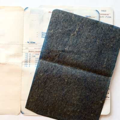 A - original and attached carbon copy